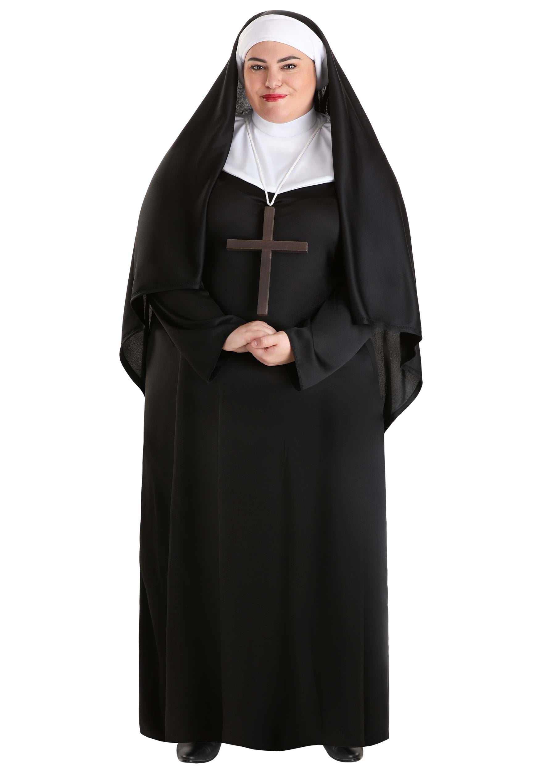 Plus Size Traditional Nun Costume - Walmart.com