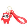 thumbnail image 1 of Yazoeia 2022 Winter Olympics Mascot Key Rings Soft Silicone Cute Panda Pendant Key Chain for BagRed MY320-16400, 1 of 13