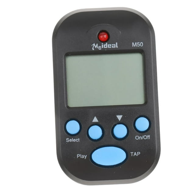 LCD multifuncional alimentado por batería Clip Tempo Metronome M50 Black perfke Clip en metrónomo