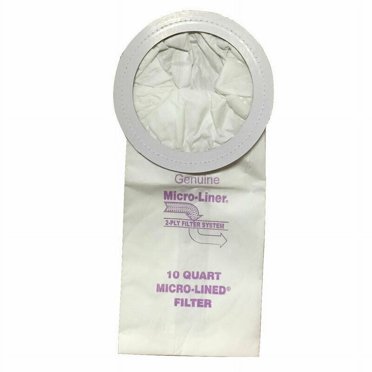 6 Pack Micro Allergen Vacuum Bags For Bissell 833 Series - Fits 38631, 38632, 62211, 3863