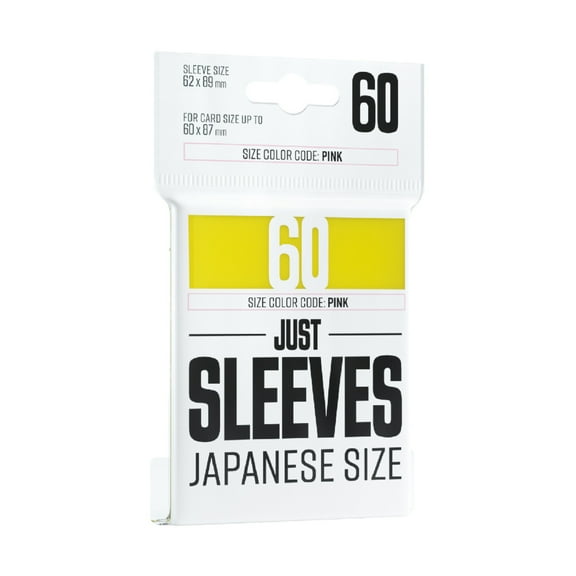 Gamegenic Just Sleeves Yellow Card Sleeves [60 Count]