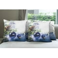 thumbnail image 6 of Ambesonne Christmas Throw Pillow Cover 4 Pack, Blue Toned Ornamental, 18", Multicolor, 6 of 7