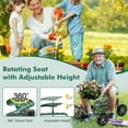 Garden Carts with Seat Rolling Scooter Rolling Gardening Stool Cart
