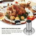 thumbnail image 3 of KAKOWELY Support de Canette de Bière Poulet Pratique Rôtissoire Outil Type B,5.2"X4.53"X4.53 Pouces, 3 of 5