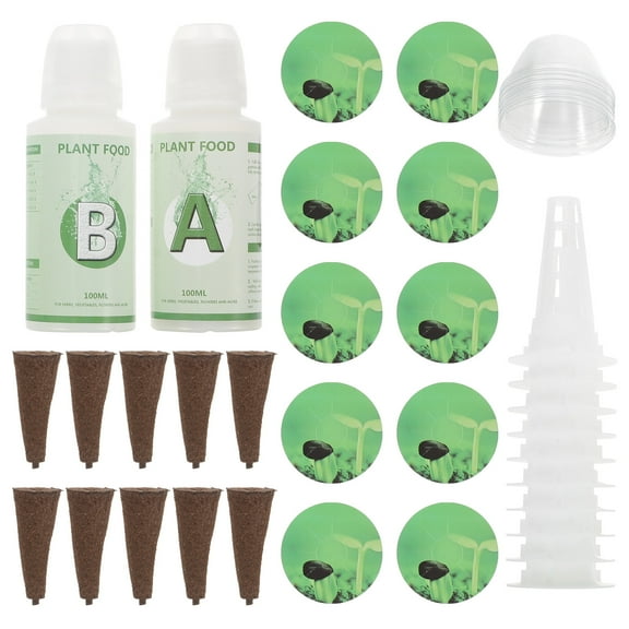 Worgeous Hydroponic Plant Growing Kits with Transparent Lids and Slotted Design for Optimal Growth 1 Set