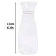 thumbnail image 6 of Clear Bud Vase,Plastic Transparent Vase,Modern Flower Vase,Table Centerpiece Vase for Home Party Wedding Decor, 6 of 8