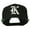 Black, variant on Old English K Embroidered Flat Bill Cap - Black OSFM