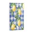 thumbnail image 2 of Yayeee Blank Wall Plate Cover 1-Gang 4.5"x2.7" Home Unused Decorative Outlet, Blue Plaid Lemon, 2 of 7