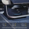 thumbnail image 3 of VERAGE Underseat Carry on Luggage with spinner Wheels & USB Port, Bag for Airlines, Lightweight Suitcase, Navy (14-Inch Plus), 3 of 8