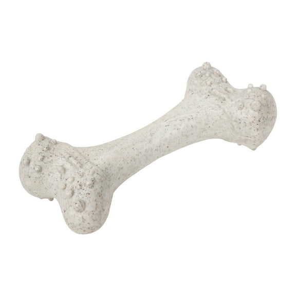 Btomtd Dog Teeth Cleaning and Grinding Stick, 4.7" Dental Care Chew Toy, Fixed Teeth Grinding Tool Dog Toys, White