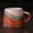 Peach-Pink, variant on Vintage Coffee Mugs, 8 OZ Handmade Ceramic Coffee Mug with Handle, Pottery Coffee Cup for Morning Coffee, Tea & Latte, Lead-Free, Non-Toxic, Dishwasher & Microwave Safe for Home & Office.