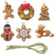 thumbnail image 1 of Adornos navideños de pan de jengibre Adornos colgantes de hombre de jengibre B, 1 of 4