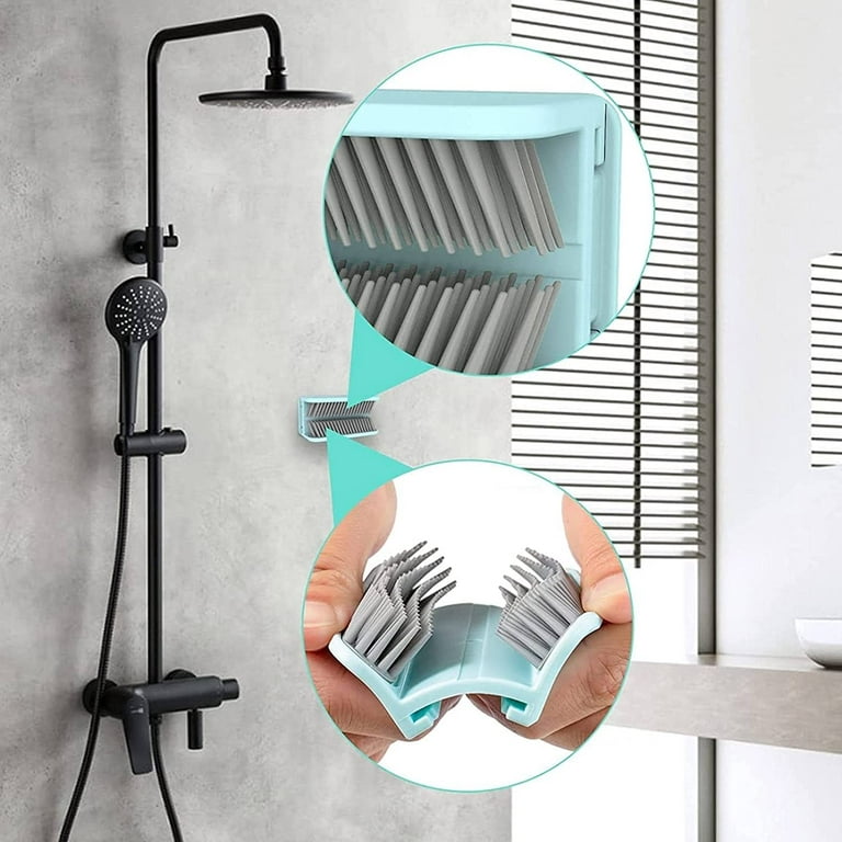 Hair Catcher Shower Wall Mount, Bathroom Hair Trap for Shower Drain Hair  Catcher Silicone, Durable Wall Shower Hair Collector for Catch Shed Hair  Holder on Wall Porcupine (Color : White) 