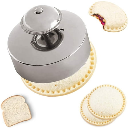 

Wonder Sandwich Sealer Food-Grade 304 Stainless Steel DIY Uncrustables Sandwich Maker Uncrustable Maker for Making Sandwiches Hamburgers Pie