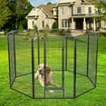 thumbnail image 1 of Topcobe Playpen for Pet Dog Puppy Cat, 8 Panel Heavy Duty large Dog Crate, Foldable Metal Pet Exercise Fence Barrier Kennel for Outdoor Indoor, 1 of 7