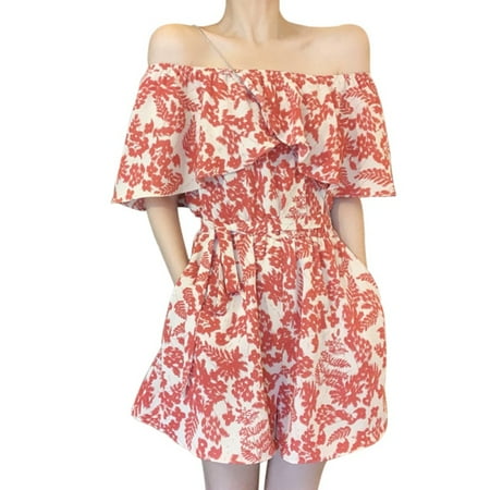 

Women s Summer Jumpsuits Casual Sleeveless Off-the-shoulder Romper