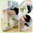 thumbnail image 7 of Cute Floral Cotton Socks for Women and Girls, Vintage Patterned Crew Novelty Fun Fashion Tulip Casual Socks, 7 of 7