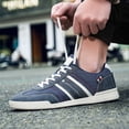 thumbnail image 5 of Men's Casual Canvas Sneakers – Classic Low-Top Skate Shoes for Walking, Daily Wear, 5 of 6