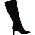 thumbnail image 2 of Sam Edelman Women's Sylvia Black Suede Knee High Boot 6.5M, 2 of 3