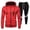 Red, variant on Ediodpoh Men's Suits 2024 Men's Casual Tracksuit Set Long Sleeve Full Zip Running Jogging Athletic Sweat Suits Mens Sweatsuit Red L