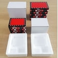 thumbnail image 1 of Caja blanca grande y pequeña, caja de color pequeña, caja protectora de espuma de algodón perlado, caja de regalo de color, embalaje de taza, 1 of 4