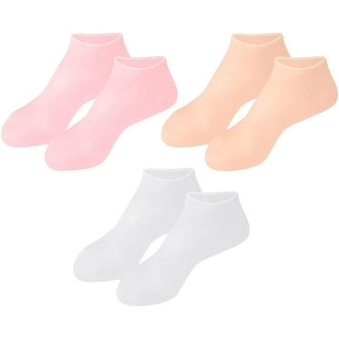 Mens Socks Womens Socks 3 Pairs Moisturizing Socks High Elastic Socks Foot Care Tool for Dry Cracked Heel Calluses Skins Damaged Cuticles Repairing Softening Socks S Mens Socks Womens Socks