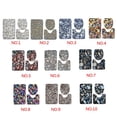 thumbnail image 3 of Juego de alfombras de baño con estampado de piedra 3D, alfombrillas de baño antideslizantes, alfombrillas decorativas para asiento de inodoro, alfombra 3 piezas Inevent JJ25267-01, 3 of 6