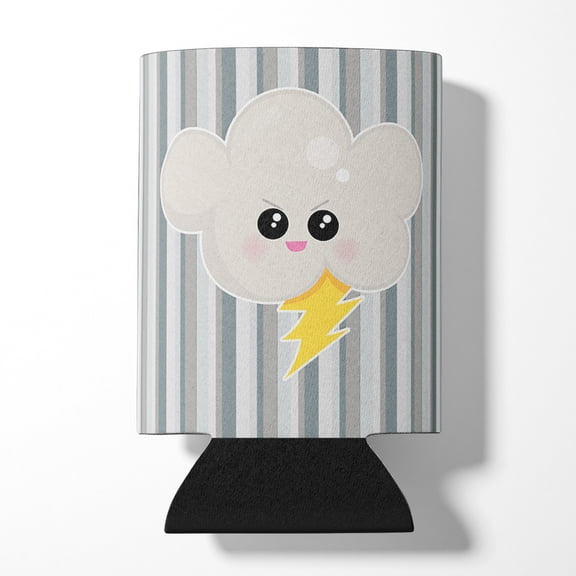 Weather Thuderstorm Face Can or Bottle Hugger