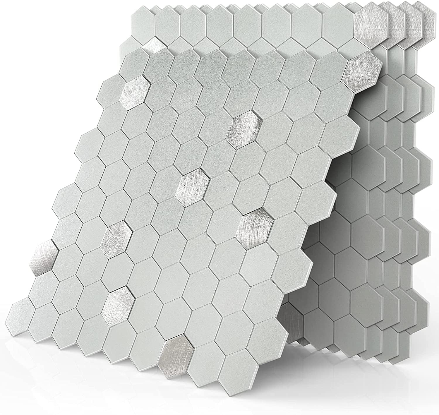 BeNice Peel and Stick Tile Backsplash Tile Adhesive Backsplash for  Kitchen,Stick Tiles for Bathroom Wall Stickers Hexagon Backsplash  Waterproof 