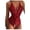 Red, variant on Puntoco Women Clearance Women Lingerie Lace Bowknot Open Crotch Temptation Babydoll Underwear Sleepwear Jumpsuit Bodysuits Pajamas Red L(L)