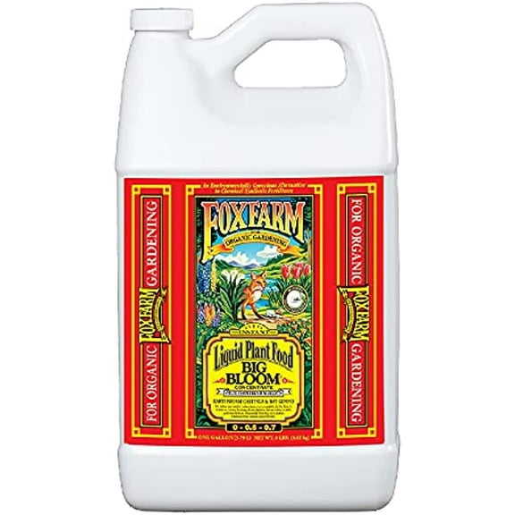 FoxFarm FX14003 1-Gallon Big Bloom Liquid Concentrate 0-0.5 - 0.7 - Single Pack