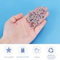 thumbnail image 3 of 7 Pcs Bow Rhinestone Applique (2.2"x2.6") Iron/Sew on Applique Patch Bowknot Glitter Crystal Applique for Bags Hats Shirts Clothing DIY Projects 7 Colors, 3 of 7