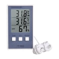 thumbnail image 1 of LCD Digital Thermometer Hygrometer Temperature Meter Sensor Humidity Meter Gauge Instruments ,Higher Accuracy, 1 of 7
