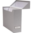 thumbnail image 4 of Bigso Lovisa Fiberboard Label Frame 12 File Storage Box | White, 4 of 10