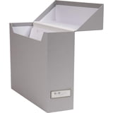 Bigso Lovisa Fiberboard Label Frame 12 File Storage Box, 9.4 x 3.7 x 13 ...