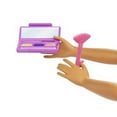 thumbnail image 6 of Barbie Makeup Artist Doll with Teal Hair and Career-Themed Accessories Like Palette and Brush, 6 of 7