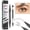 Natural Brown, variant on Pinkiou Eyebrow Pen,Microblading Eyebrow Pen,2-In-1 Waterproof Eyebrow Pen,Dual-Ended Eyebrow Pen with 2-Fork-Tips and Precision Brush,Eyebrow Pen for Natural Hair-Like Brows,Long Lasting, Pure Black