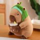 thumbnail image 5 of Cartoon Capybaras Plush Toy with Cute Head Cover Comfy Plush Filling Throw Pillow for Bedroom Living Room, 5 of 5
