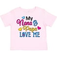 thumbnail image 3 of Inktastic My Nana and Papa Love Me with Hearts Boys or Girls Toddler T-Shirt, 3 of 5