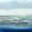 A Big Wave, variant on Elephant Stock Island Hopping Wall Art - Horizontal Multi Panel Canvas - Living Room Wall Decor - Nature Multi Panel - Blue And Yellow Decor - 74" x 37"