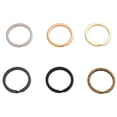 thumbnail image 1 of Coofit Split Ring Fer Rond 6PCS Couleur Unie Heavy Duty Porte-Clés Anneau Split Jump Anneau, 1 of 9