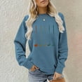 thumbnail image 2 of Fall Sweatshirts For Women Sweatshirt Game Day Sweater Funny Golfing Lover Shirt For Pullover, 2 of 4