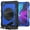 Black/Blue, variant on Epicgadget Case for Apple iPad Pro 11 (2nd Gen) Released in 2020 - Heavy Duty Full Body Dual Layer Protective Hybrid Rotating Kickstand Cover Case with Built-in Screen Protector (Black)
