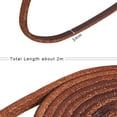 thumbnail image 5 of 1 Strand 3mm Flat Genuine Cowhide Leather Lace Cord Braiding String Leather Strips 2.2 Yard for Belt, 5 of 6