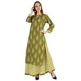 thumbnail image 5 of Phagun Indian Ethnic Cotton Kurti & Skirt Set For Womens Partywear Dress Printed Traditional Wear, 5 of 7