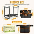 thumbnail image 2 of Garden Kneeler and , Heavy Duty Gardening Stool with Tool Pouch and Bag, Comfortable Kneeling Pad for Seniors and Women, 2 of 6