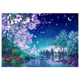 thumbnail image 1 of Wdftyju Kits de bordado de lienzo de punto de cruz impreso paisaje DIY cielo romántico 11CT Set Wdftyju 4fl6ex6nh8bj4rs6, 1 of 9