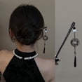 thumbnail image 4 of 6Pcs Chinese Hair Sticks Vintage Hair Chopsticks Tassel Hair Pins Hanfu Hair Accessories for Woman Girls Hair Decoration, 4 of 7