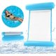 thumbnail image 1 of Hamaca de agua flotante inflable cama hamaca de agua cama flotante hamaca de agua flotante multiusos, para fiesta de verano natación playa vacaciones adultos niños juguete de agua (azul) JFHHH pequeña, 1 of 5