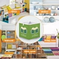 thumbnail image 5 of Iauyy Foldable Home Closet Storage Bins - Waterproof 300D Oxford Rectangle Baskets with Handles for Clothing Storage Books，Beer Glass, 5 of 6